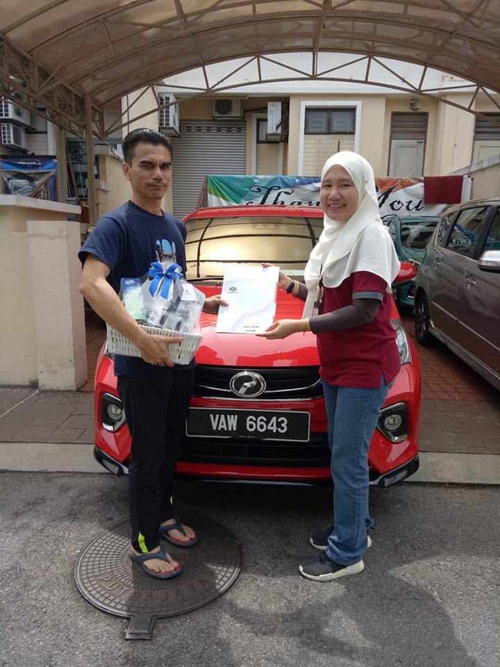 Satisfied Perodua customer